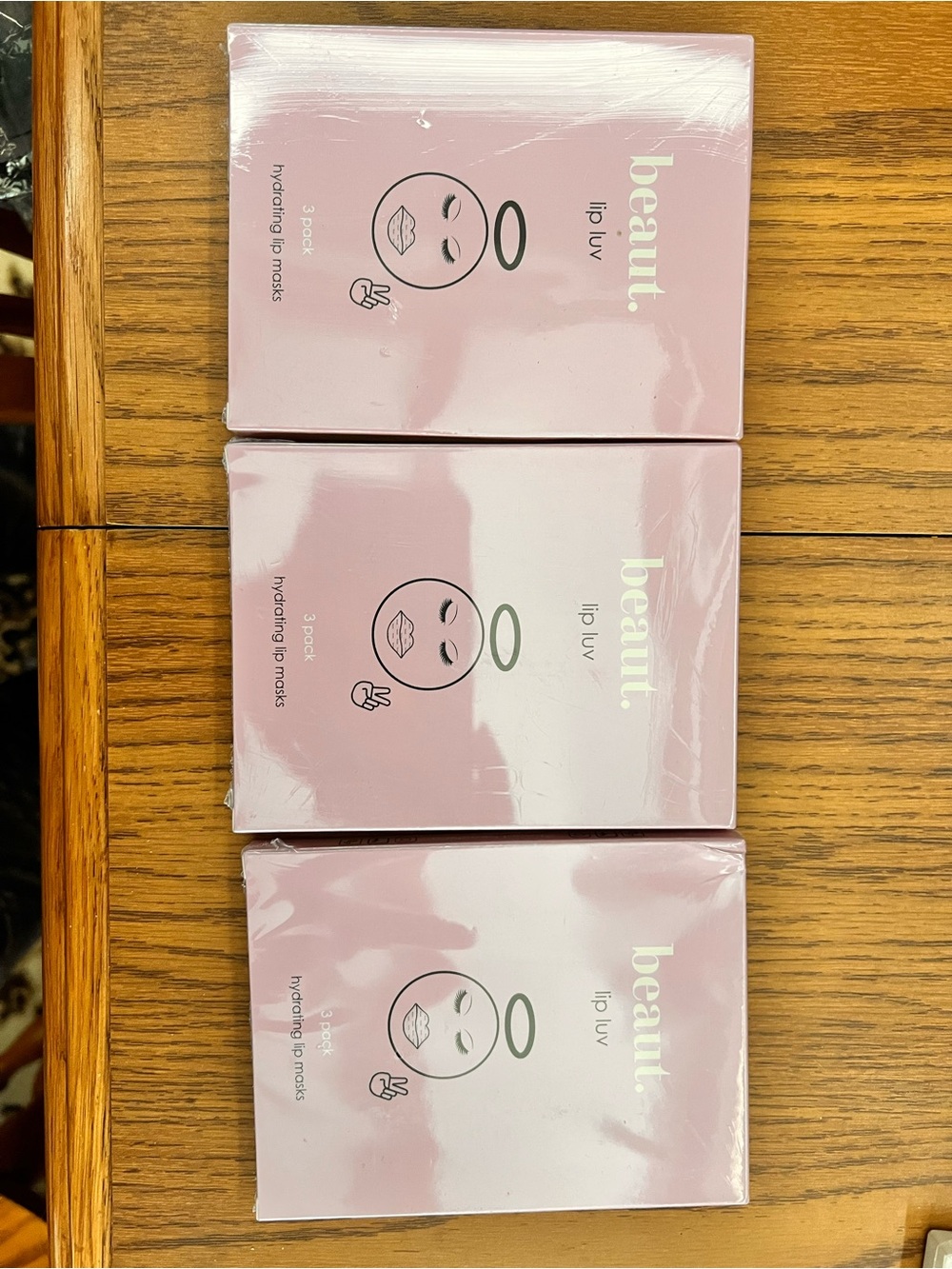 Lip LUV Hydrating Lip Masks — Pink Nourishing Mask Packs